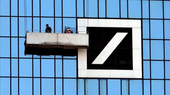 Imagen de la sede del Deutsche Bank en Francfort Imagen de la sede del Deutsche Bank en Francfort