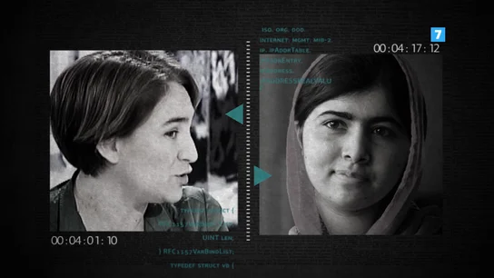 Ada Colau y Malala Ada Colau y Malala
