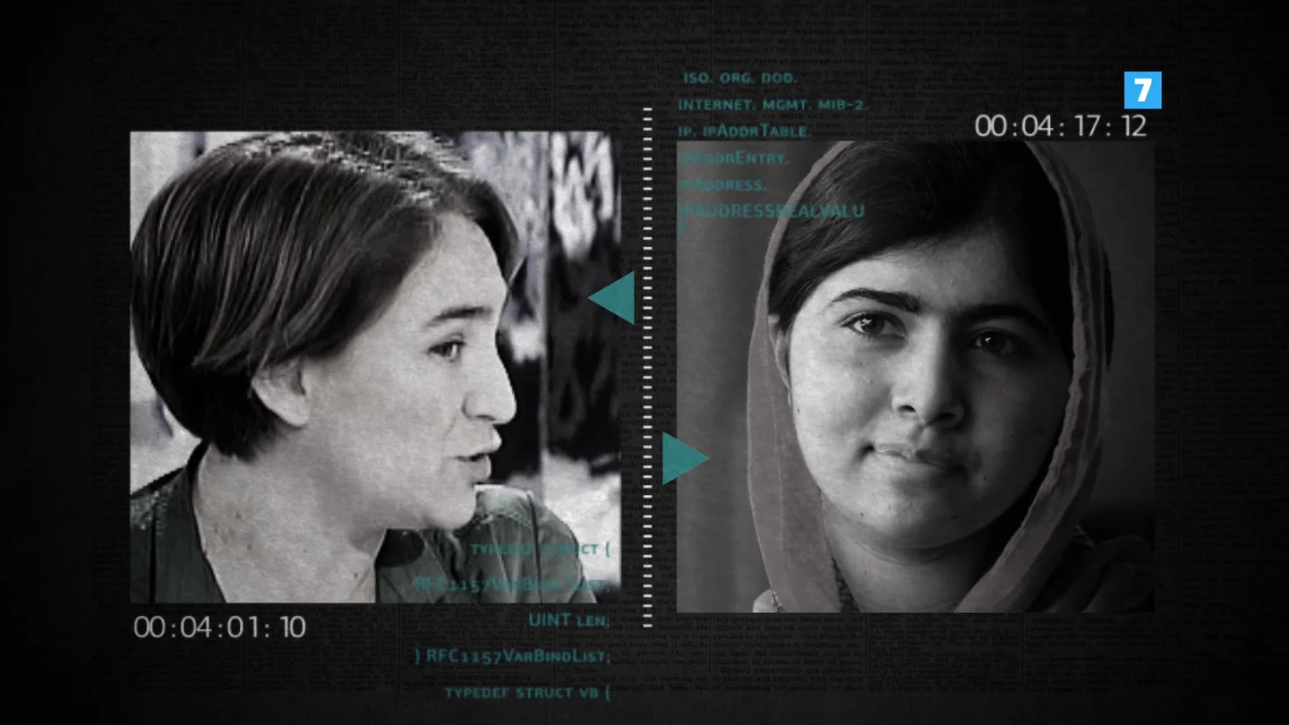 Ada Colau y Malala Ada Colau y Malala