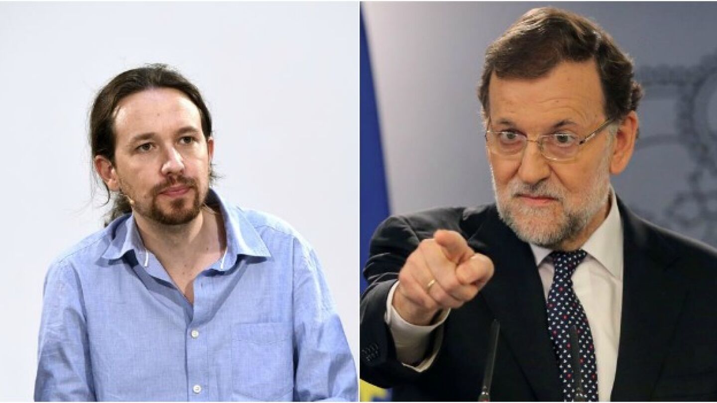 Pablo Iglesias y Mariano Rajoy