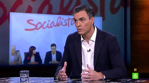 Pedro Sánchez visita El Intermedio