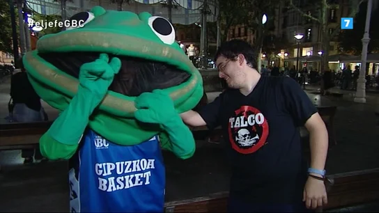 El Jefe Infiltrado de Gipuzkoa Basket, en acción El Jefe Infiltrado de Gipuzkoa Basket, en acción