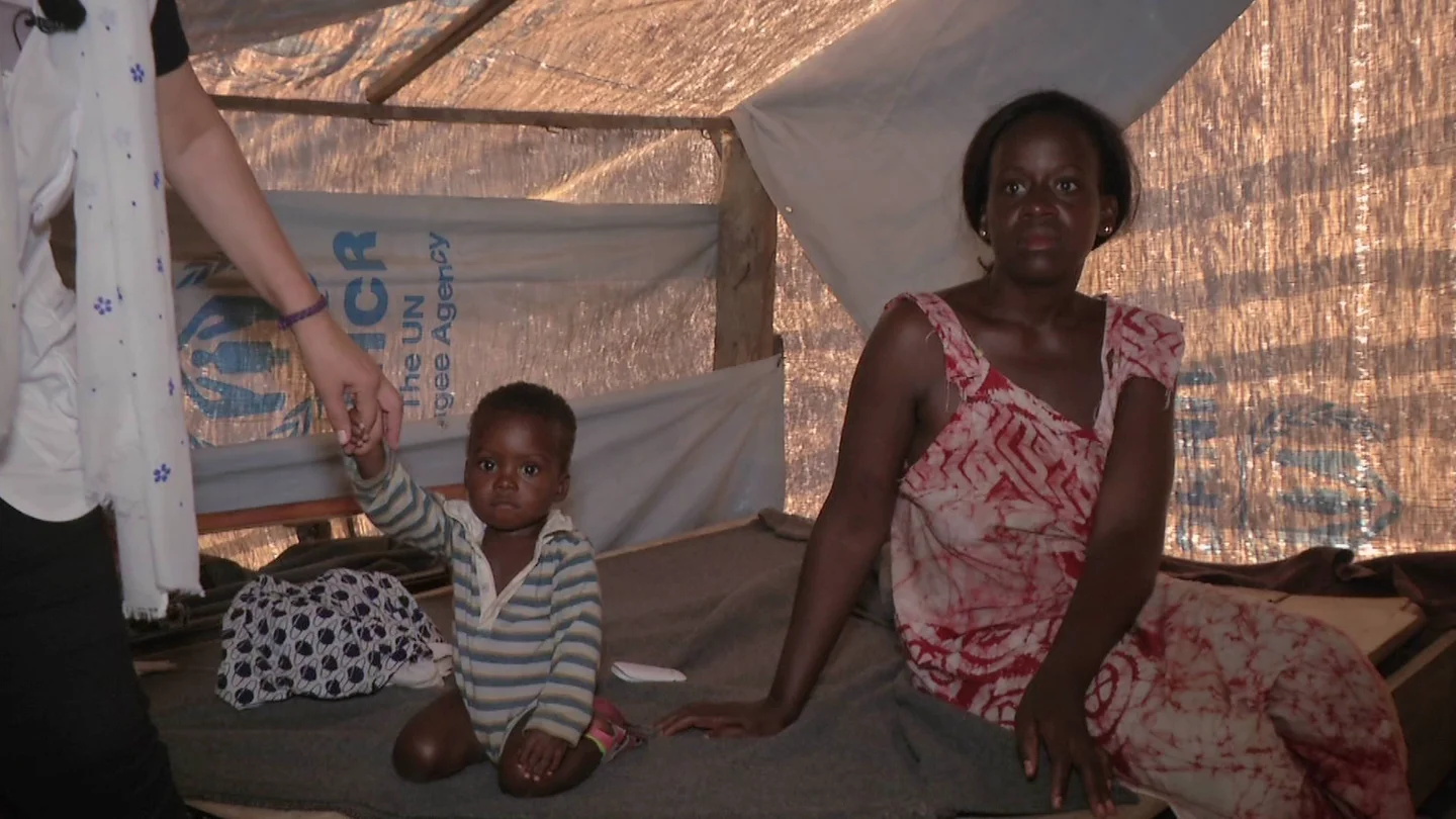 Campo de refugiados de ACNUR en Ampain, Ghana Campo de refugiados de ACNUR en Ampain, Ghana