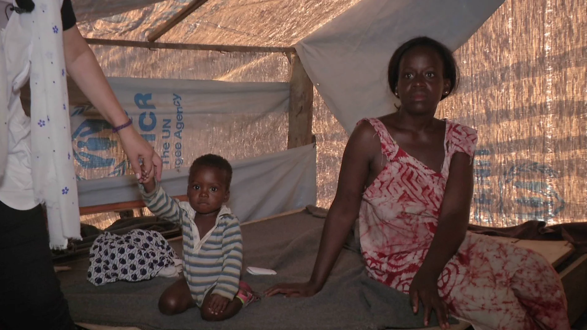 Campo de refugiados de ACNUR en Ampain, Ghana