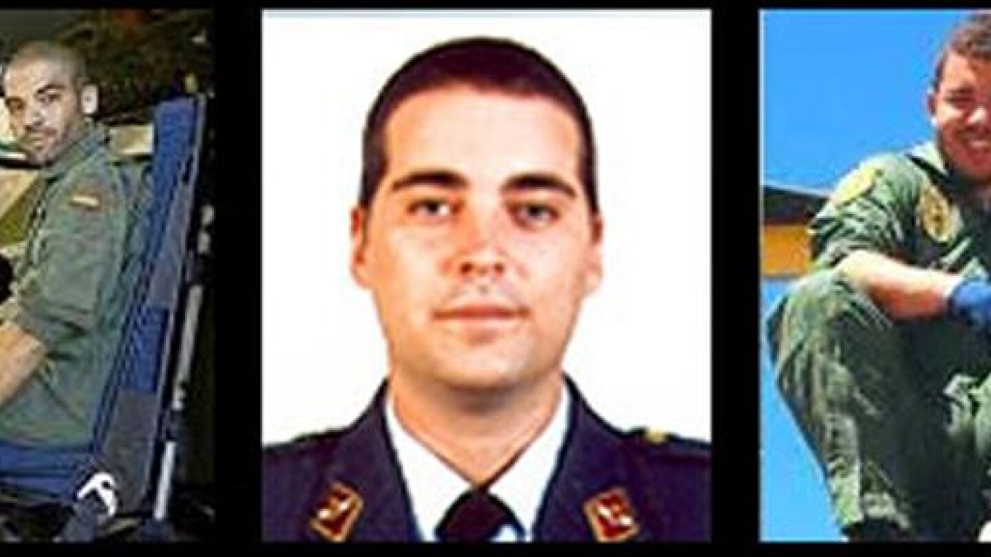 Fotograf&iacute;as de archivo facilitadas por el ministerio de Defensa en la que aparecen los militares
