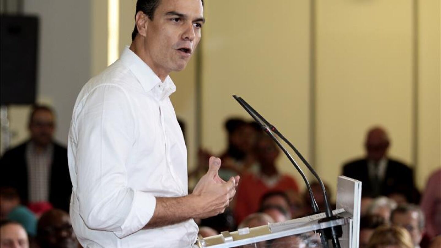 El secretario general del PSOE, Pedro S&aacute;nchez