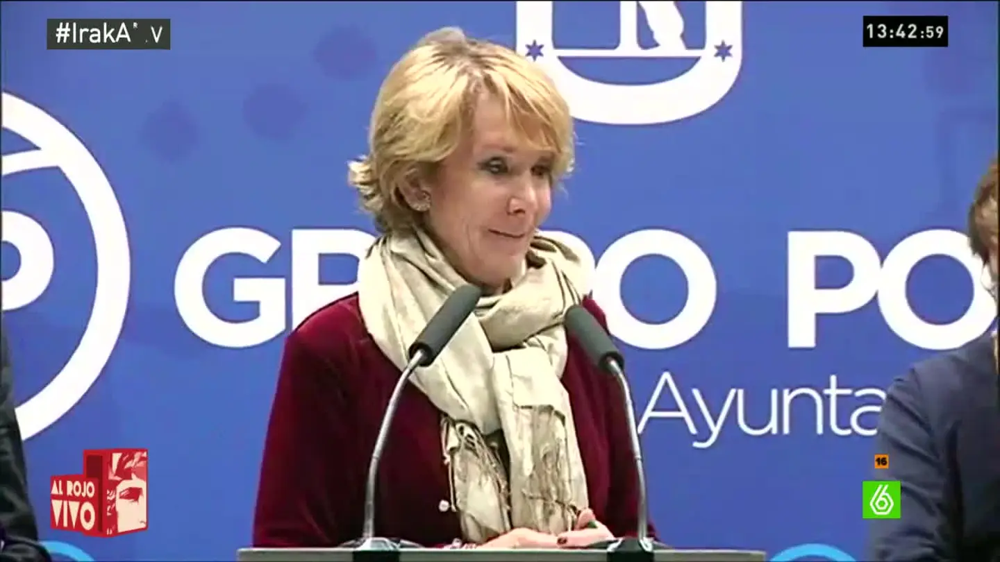 Esperanza Aguirre, sobre la guerra de Irak Esperanza Aguirre, sobre la guerra de Irak