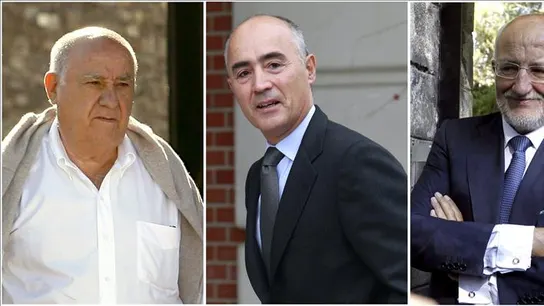 Amancio Ortega, Rafael del Pino y Juan Roig Amancio Ortega, Rafael del Pino y Juan Roig
