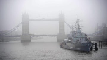 Día de niebla en Londres