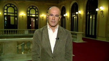 Raül Romeva, durante una entrevista en Espejo Público