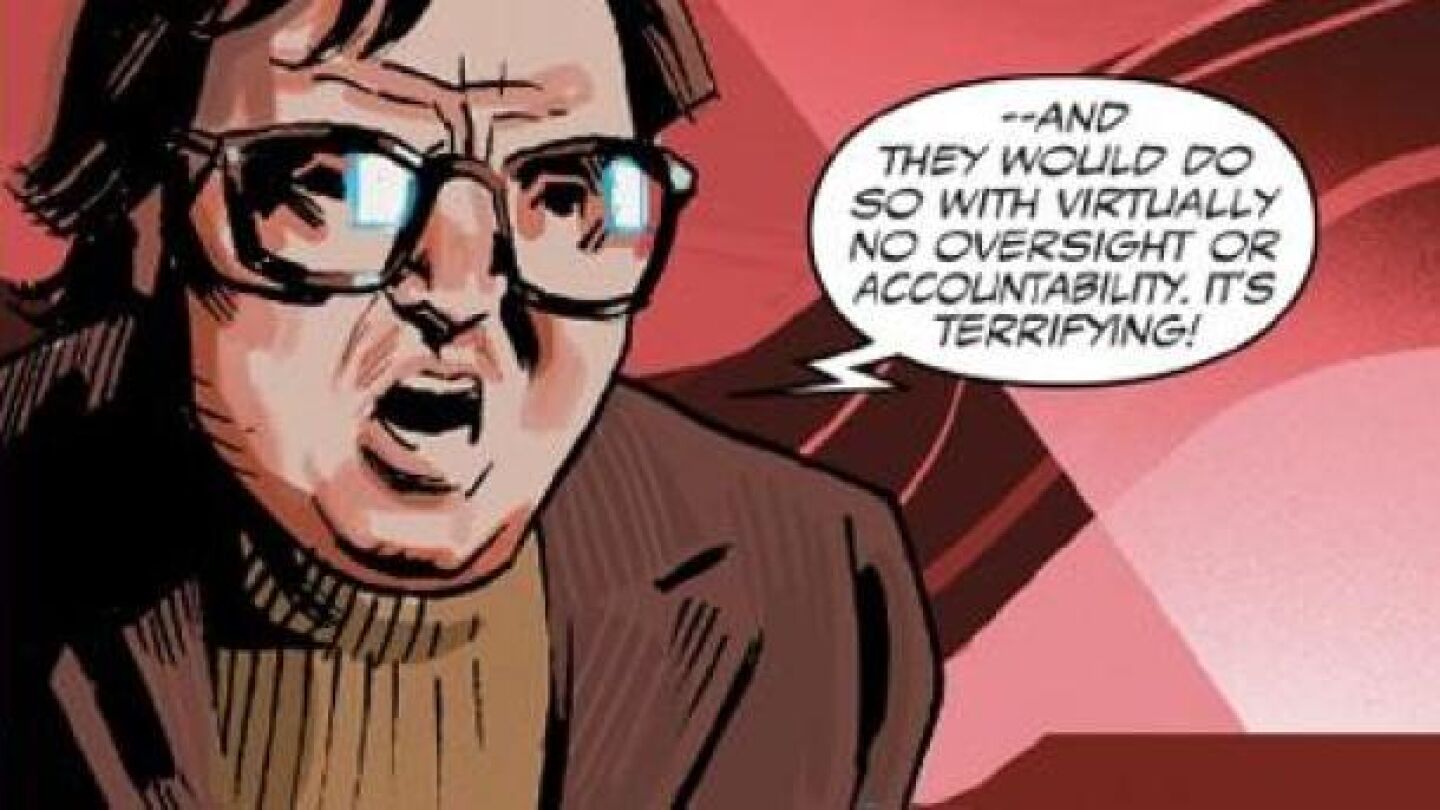 Frank Marhuender en el c&oacute;mic del Capit&aacute;n Am&eacute;rica