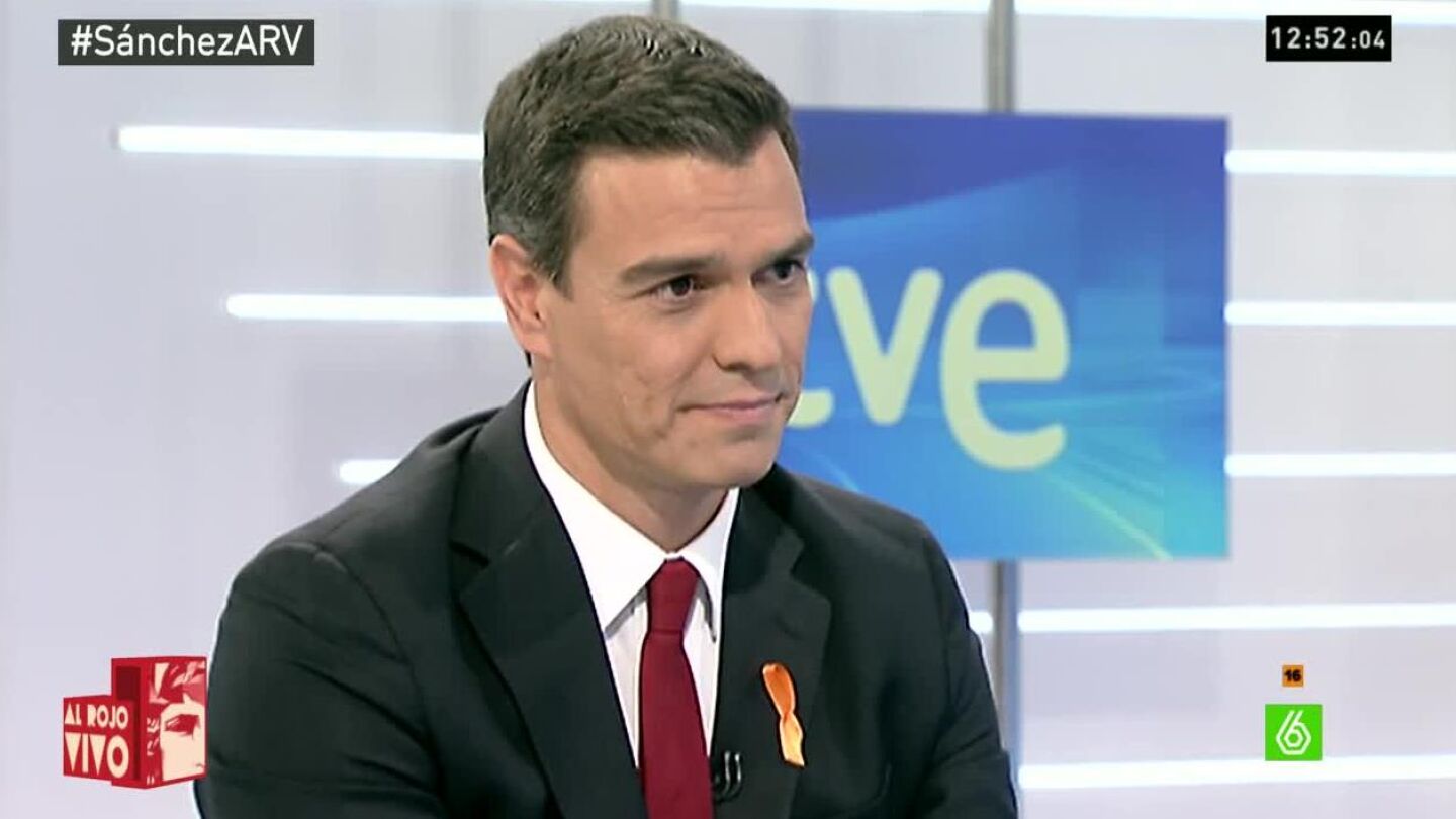 Pedro S&aacute;nchez en TVE