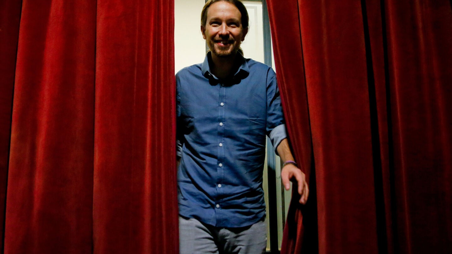 Pablo Iglesias, en 'Carteros por el cambio'
