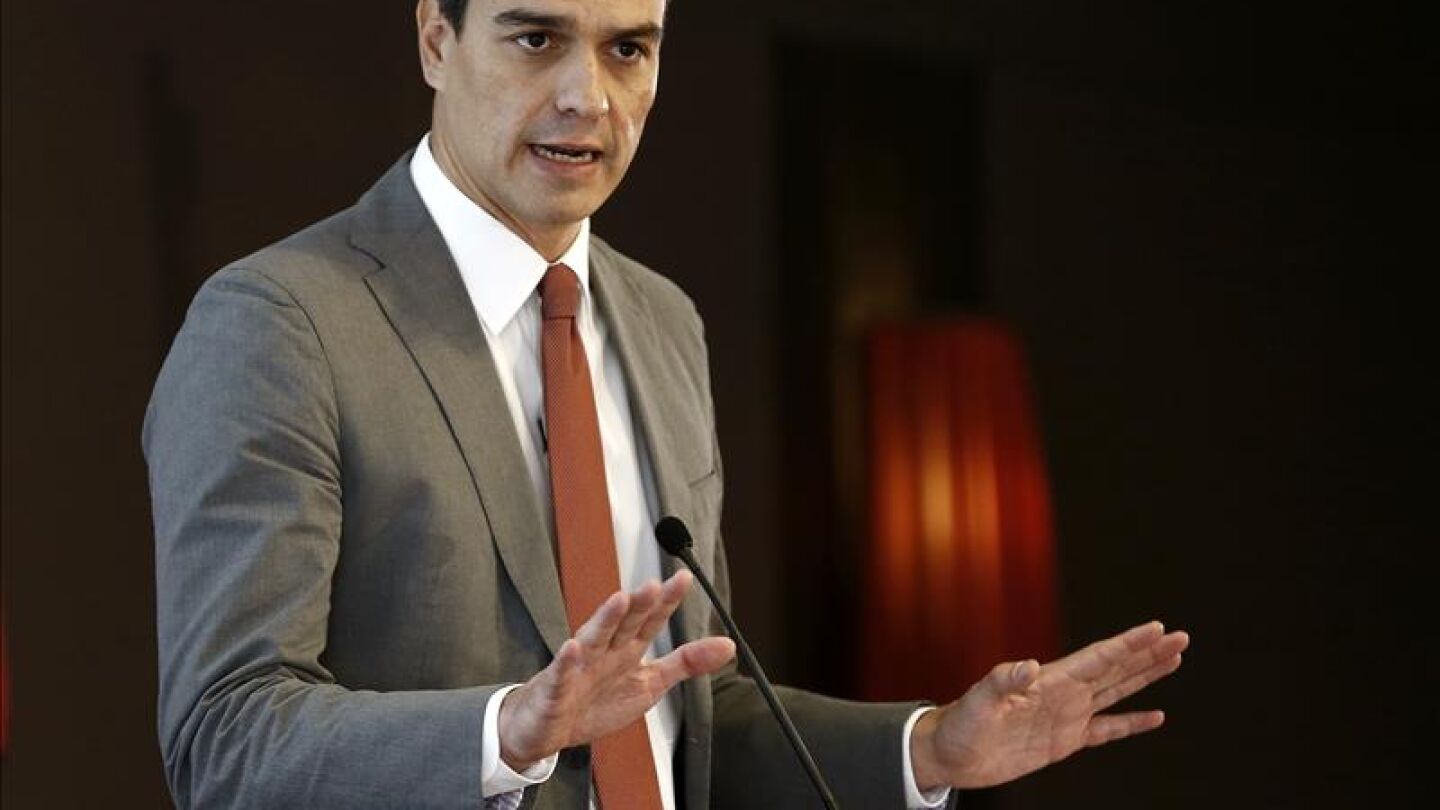 El secretario general del PSOE, Pedro S&aacute;nchez