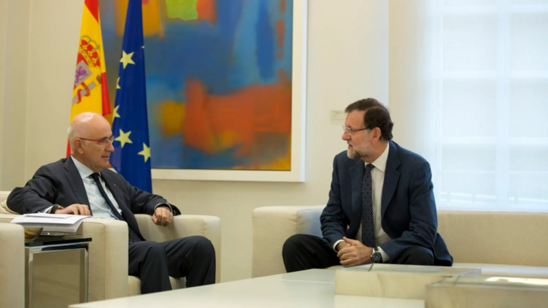 Rajoy y Duran en La Moncloa