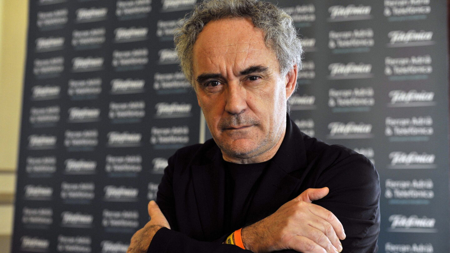El cocinero espa&ntilde;ol Ferran Adri&aacute;