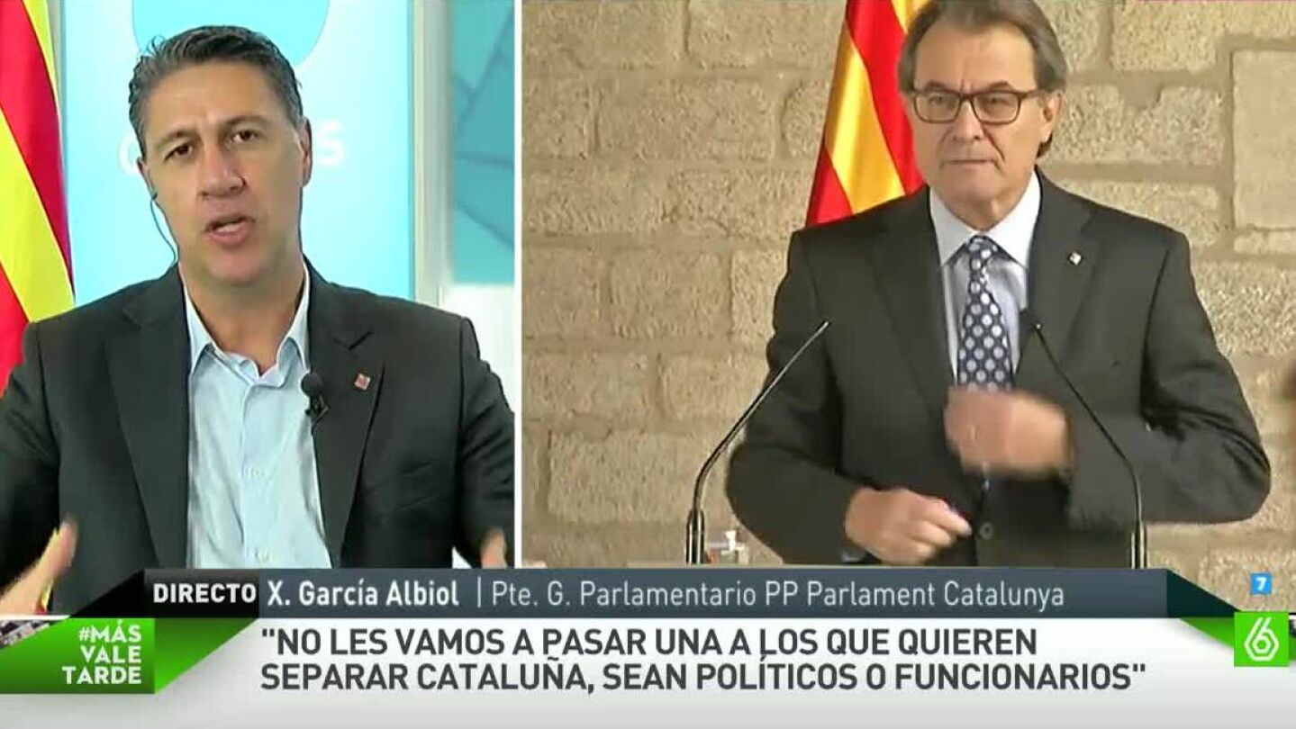 Xavier Garc&iacute;a Albiol, en M&aacute;s Vale Tarde