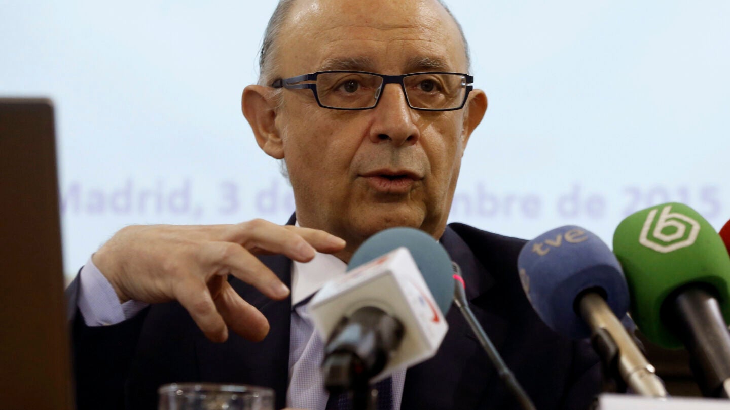 Crist&oacute;bal Montoro, ministro de Hacienda.