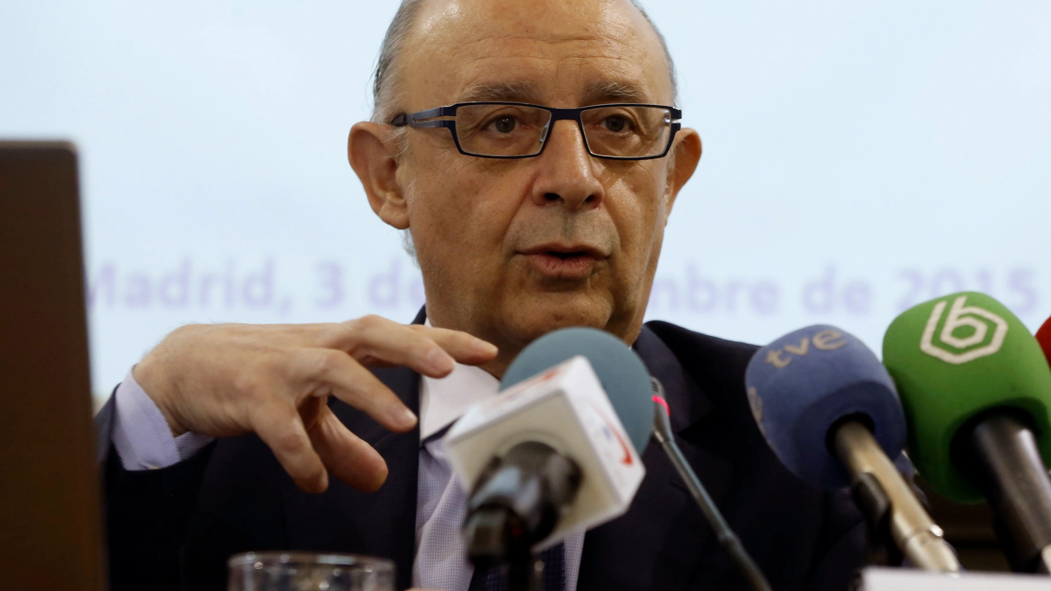 Cristóbal Montoro, ministro de Hacienda.