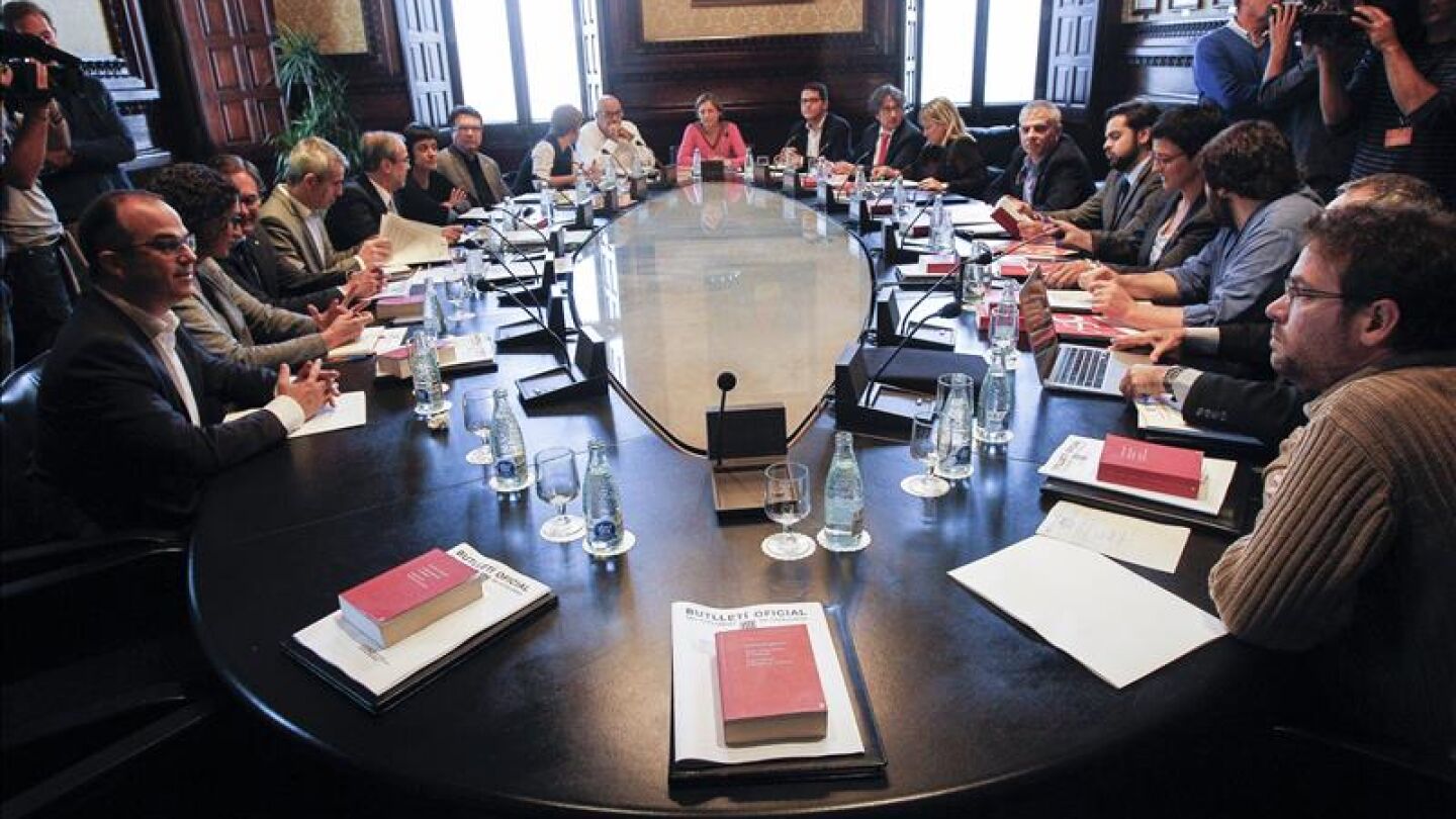 Mesa de portavoces del Parlament de Catalunya