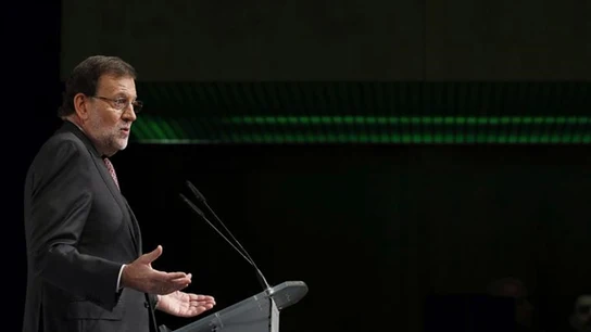 Mariano Rajoy durante un acto público Mariano Rajoy durante un acto público