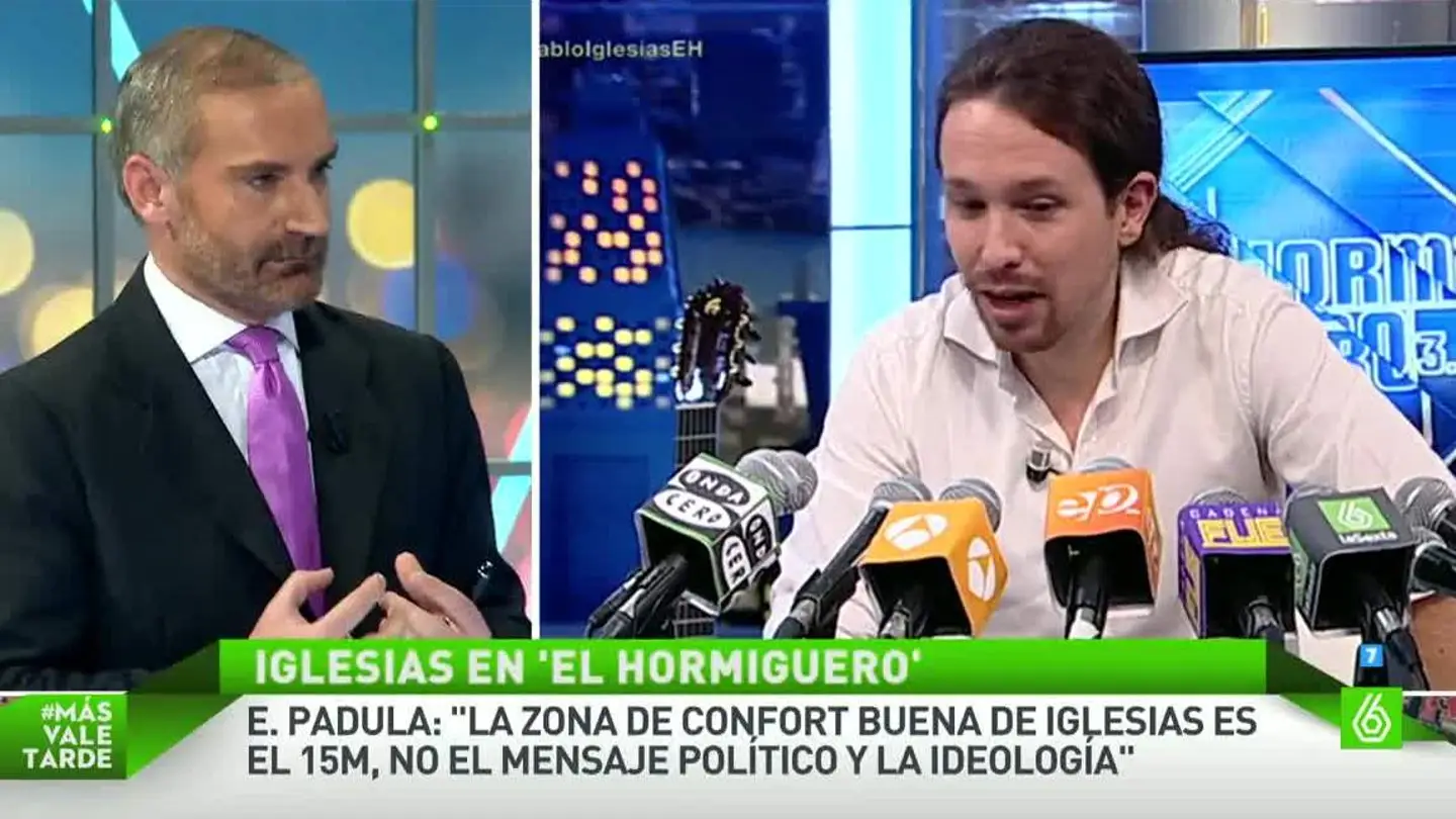Padula, sobre Iglesias en El Hormiguero Padula, sobre Iglesias en El Hormiguero