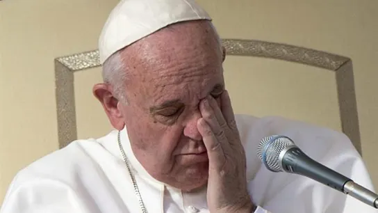 El papa Francisco, durante una comparecencia en el Vaticano El papa Francisco, durante una comparecencia en el Vaticano