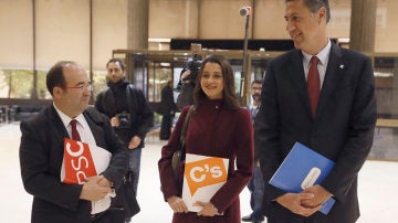 Iceta, Arrimadas y García Albiol presentan sus recursos ante el Constitucional