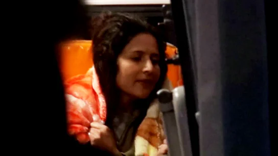 Imagen de una refuagiada rescatada Imagen de una refuagiada rescatada