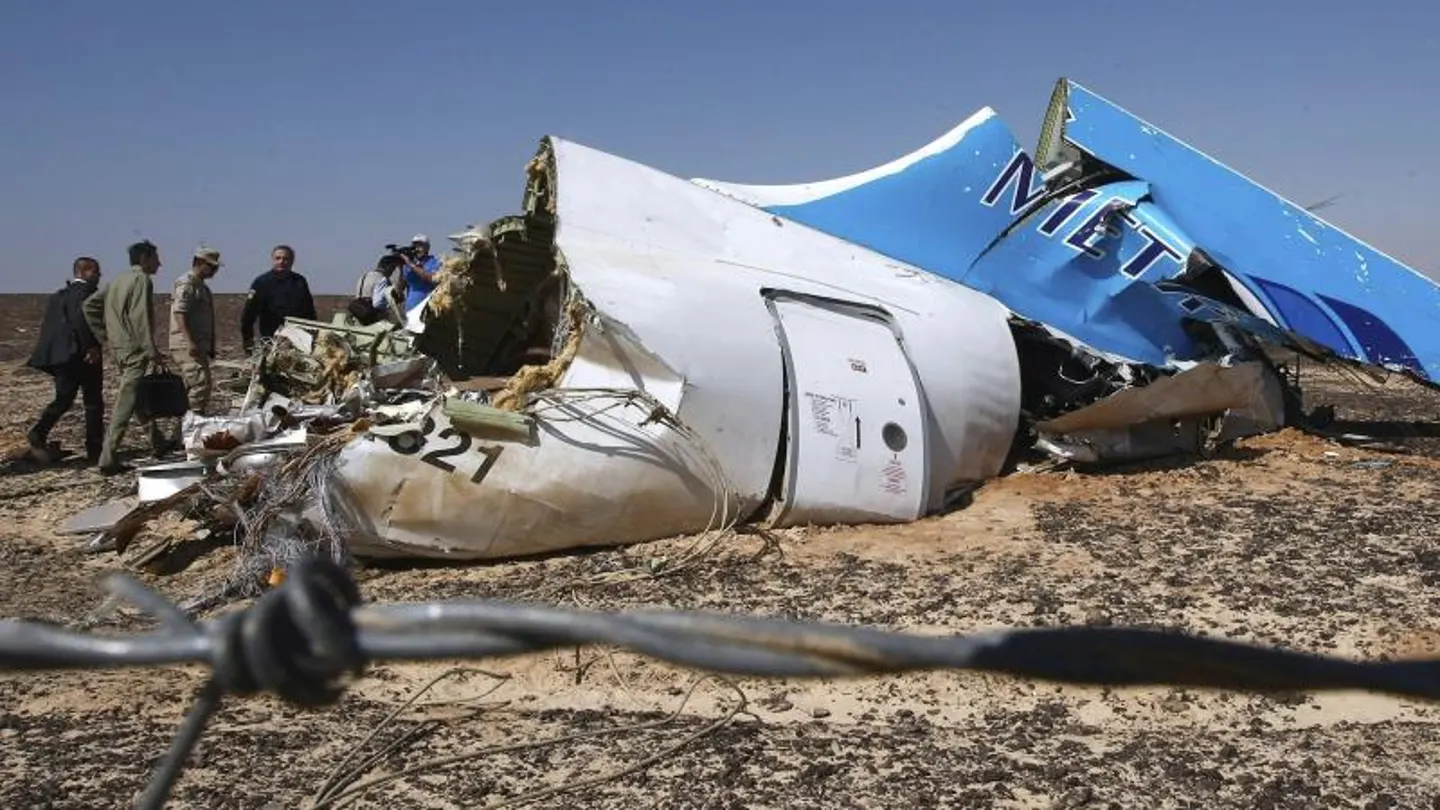 El avión ruso siniestrado en el Sinaí El avión ruso siniestrado en el Sinaí