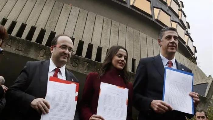 Iceta, Arrimadas y Albiol frente al Tribunal Constitucional