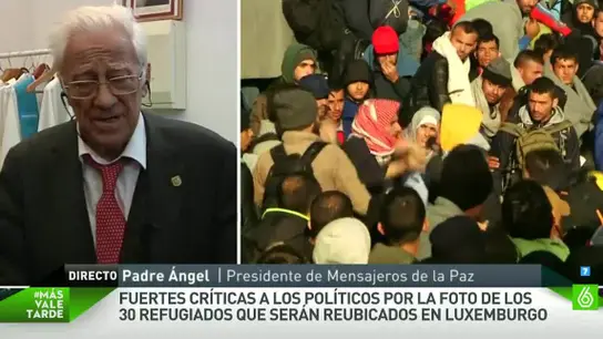 El padre Ángel, sobre la crisis de refugiados El padre Ángel, sobre la crisis de refugiados