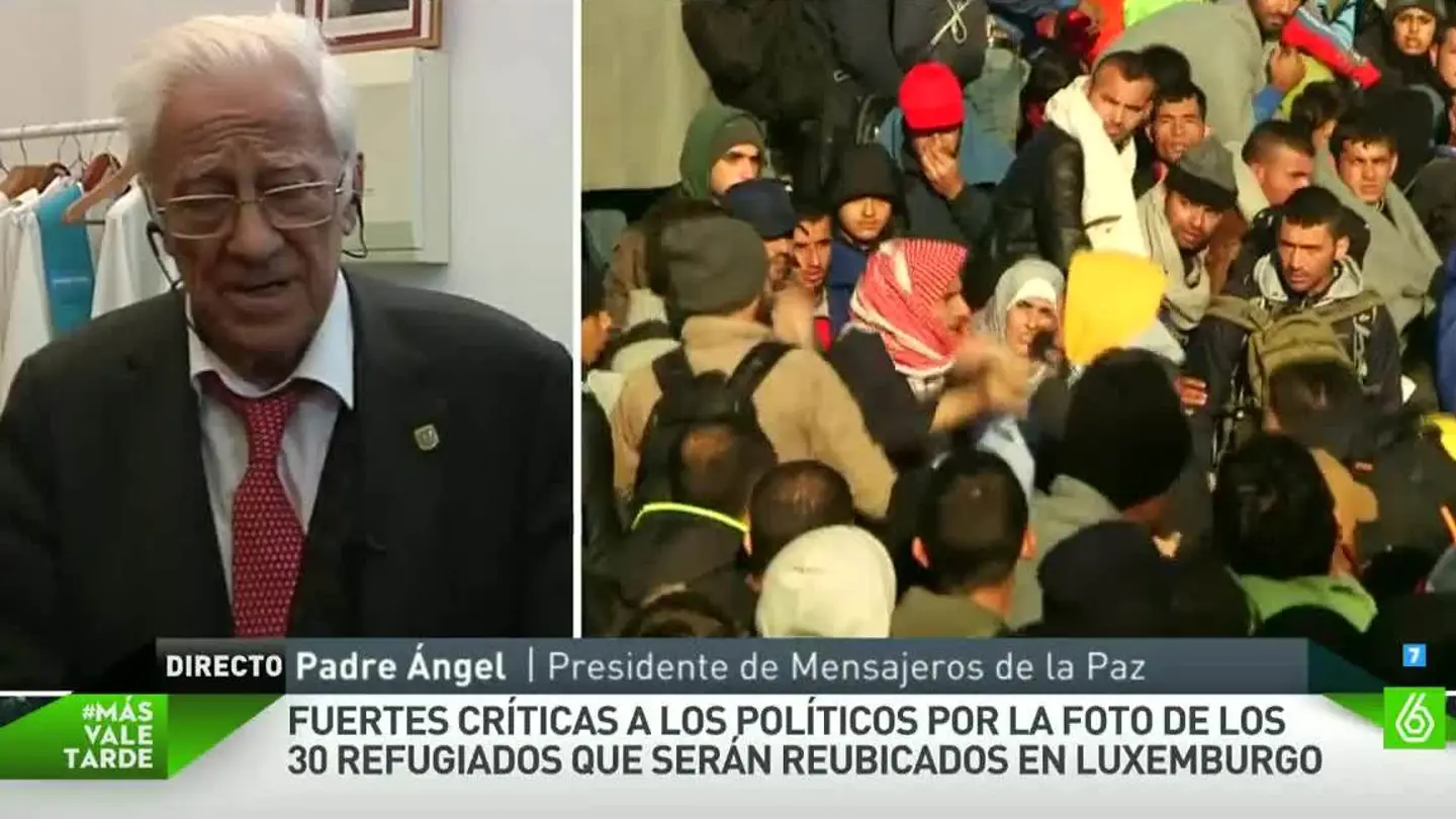 El padre Ángel, sobre la crisis de refugiados El padre Ángel, sobre la crisis de refugiados