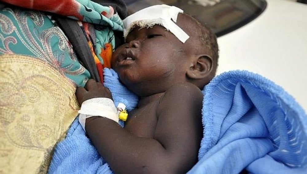 El bebé que sobrevivió al accidente de avión en Sudán del Sur
