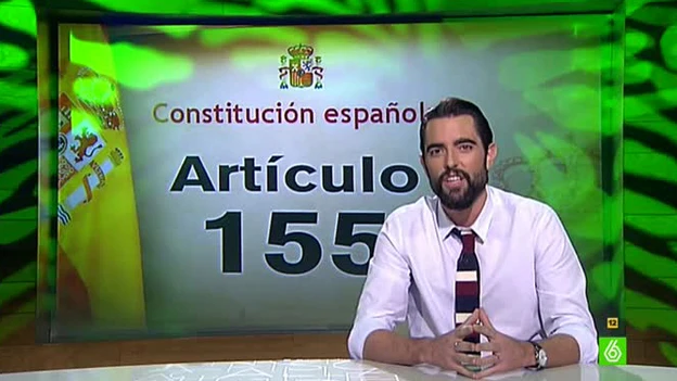 Dani Mateo explica en qué consiste el artículo 155 Dani Mateo explica en qué consiste el artículo 155