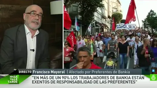 Francisco Mayoral, afectado por las preferentes Francisco Mayoral, afectado por las preferentes