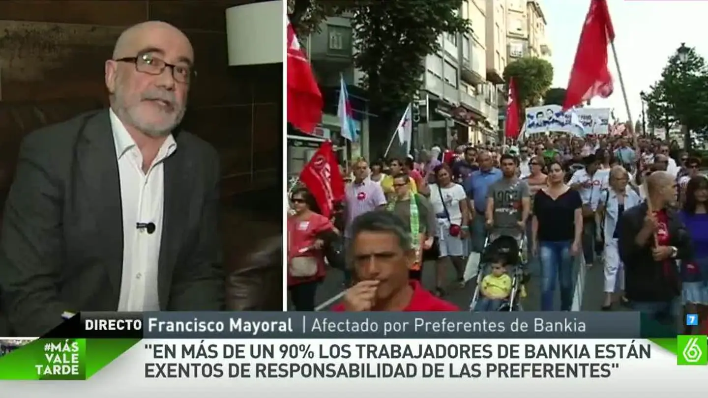 Francisco Mayoral, afectado por las preferentes Francisco Mayoral, afectado por las preferentes