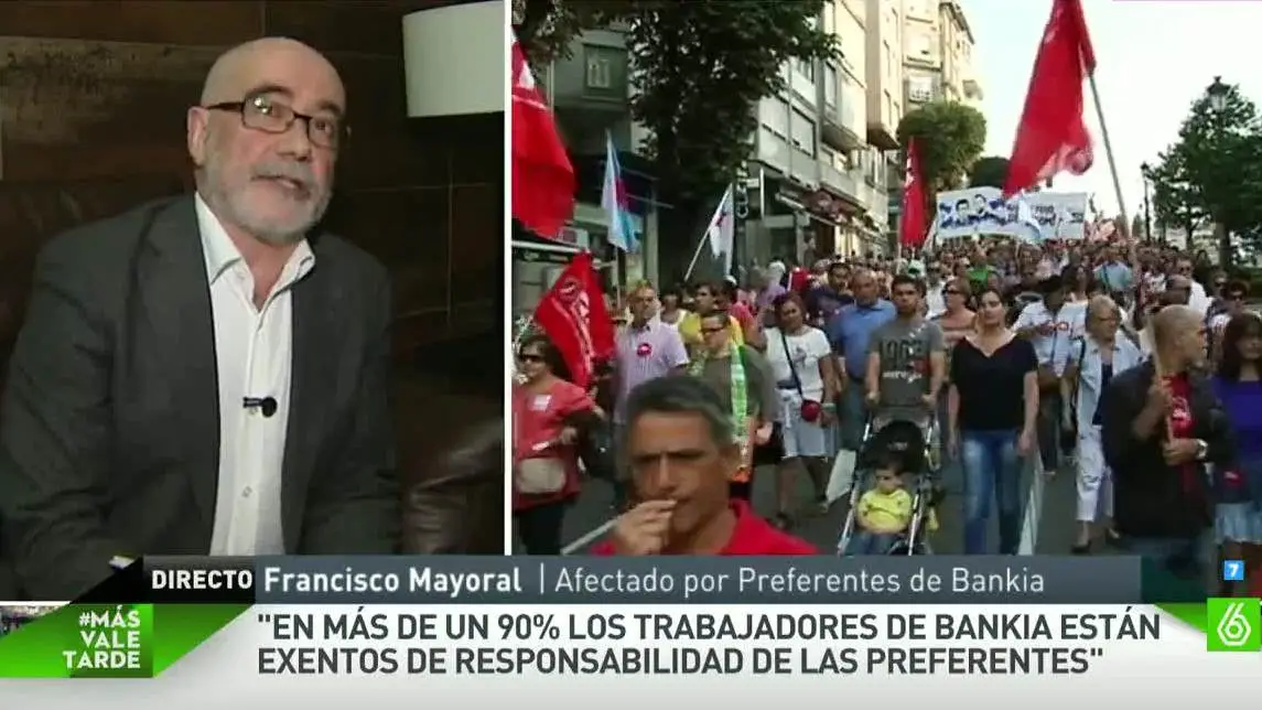 Francisco Mayoral, afectado por las preferentes Francisco Mayoral, afectado por las preferentes
