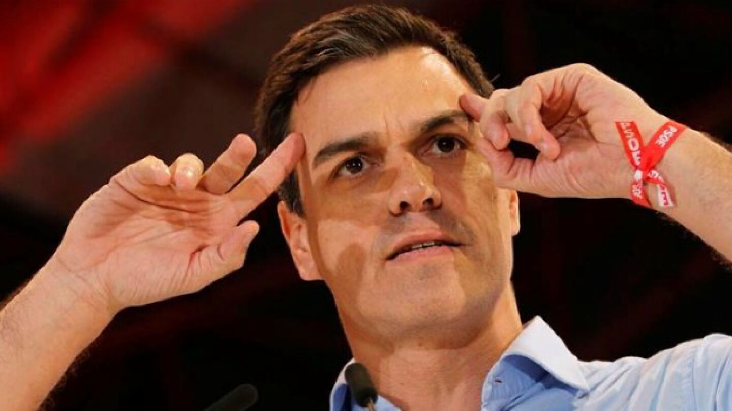 El l&iacute;der del PSOE, Pedro S&aacute;nchez