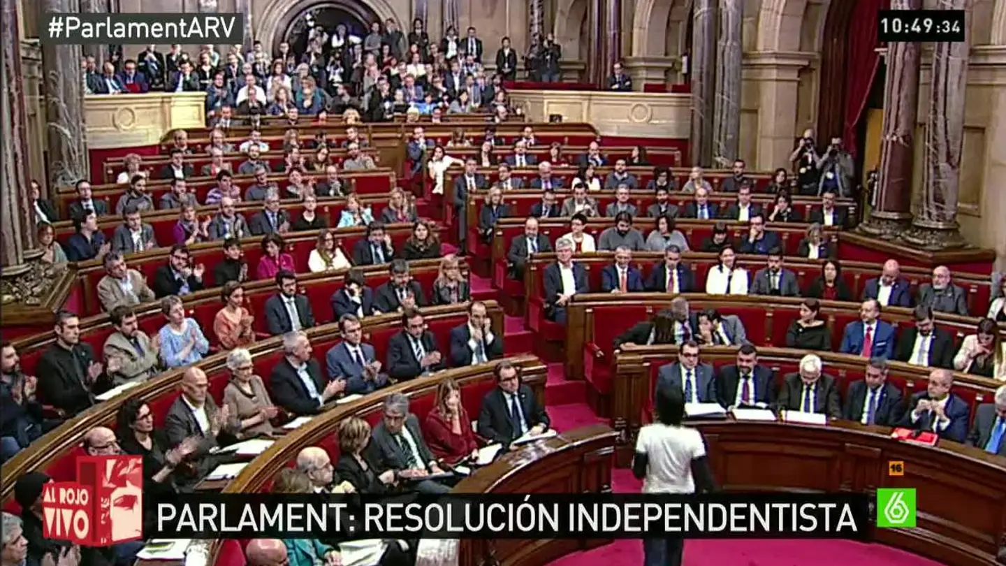 Imagen del pleno soberanista arv Imagen del pleno soberanista arv