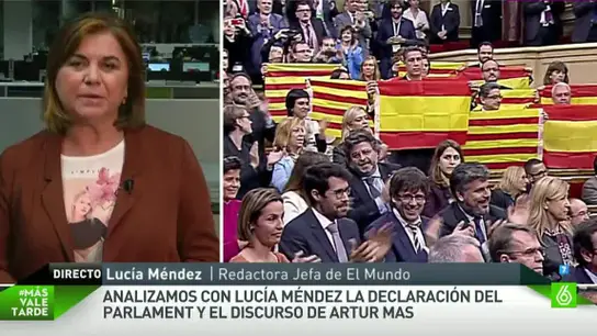 La periodista Lucía Méndez La periodista Lucía Méndez