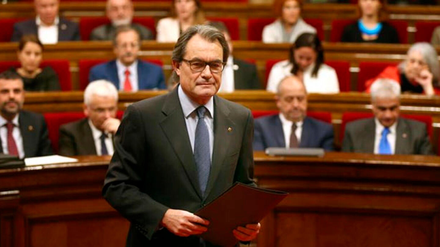 Artur Mas en el Parlament