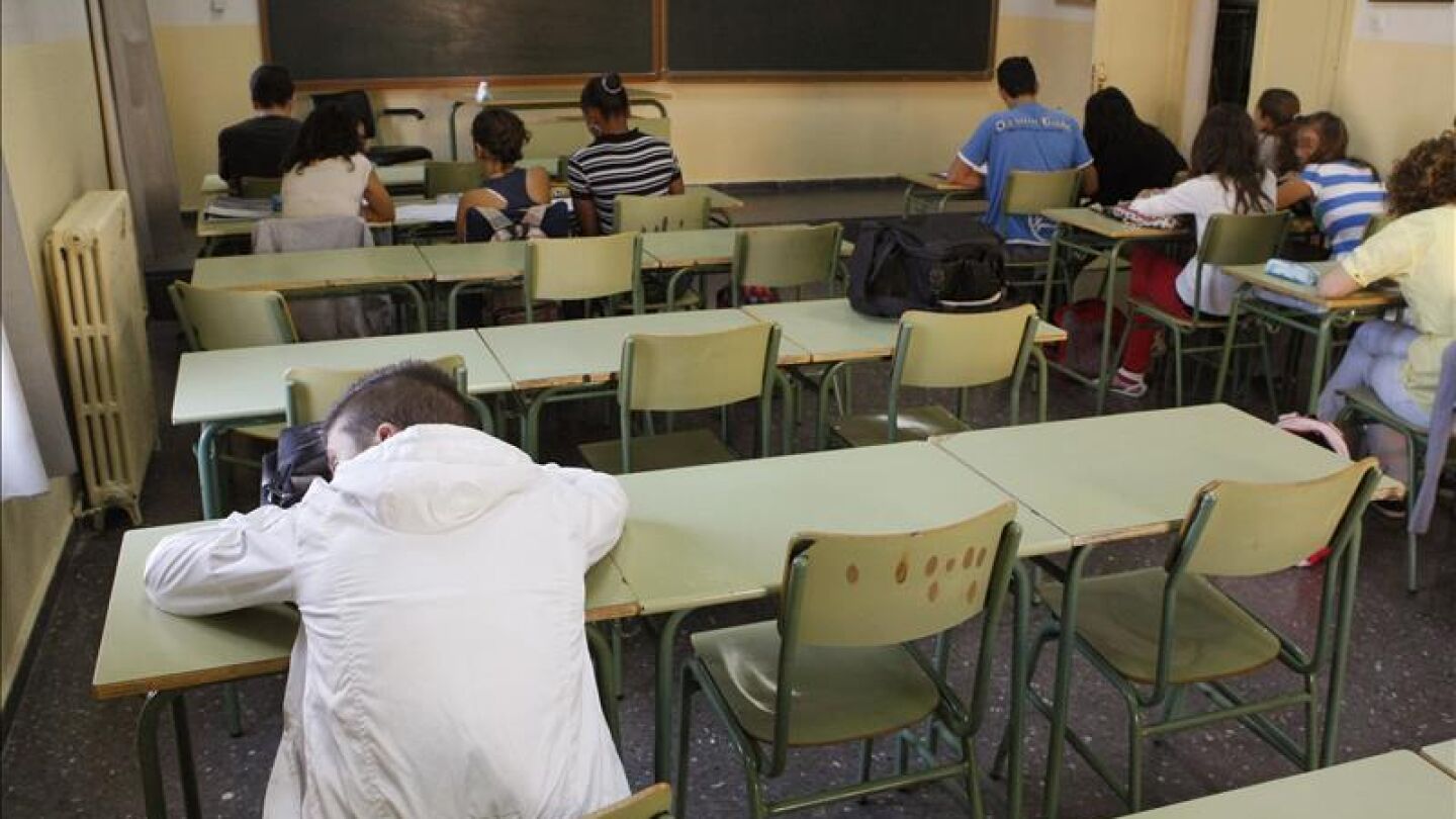 Alumnos en un aula