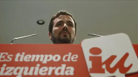 Alberto Garzón ante los medios de comunicación Alberto Garzón ante los medios de comunicación