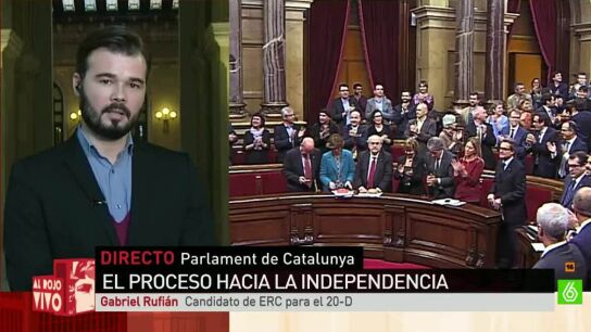 Gabriel Rufi&aacute;n, cabeza de lista de ERC