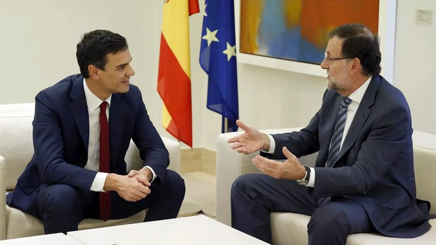El presidente del Gobierno y el secretario general del PSOE El presidente del Gobierno y el secretario general del PSOE