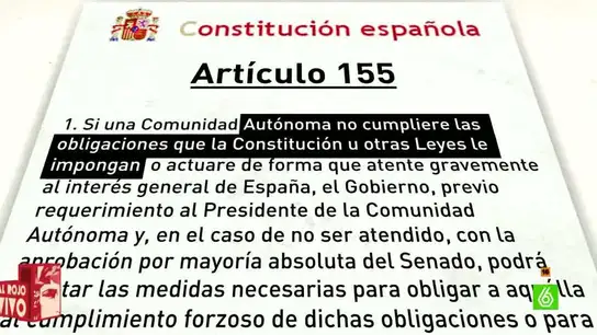 Artículo 155 de la Constitución Artículo 155 de la Constitución
