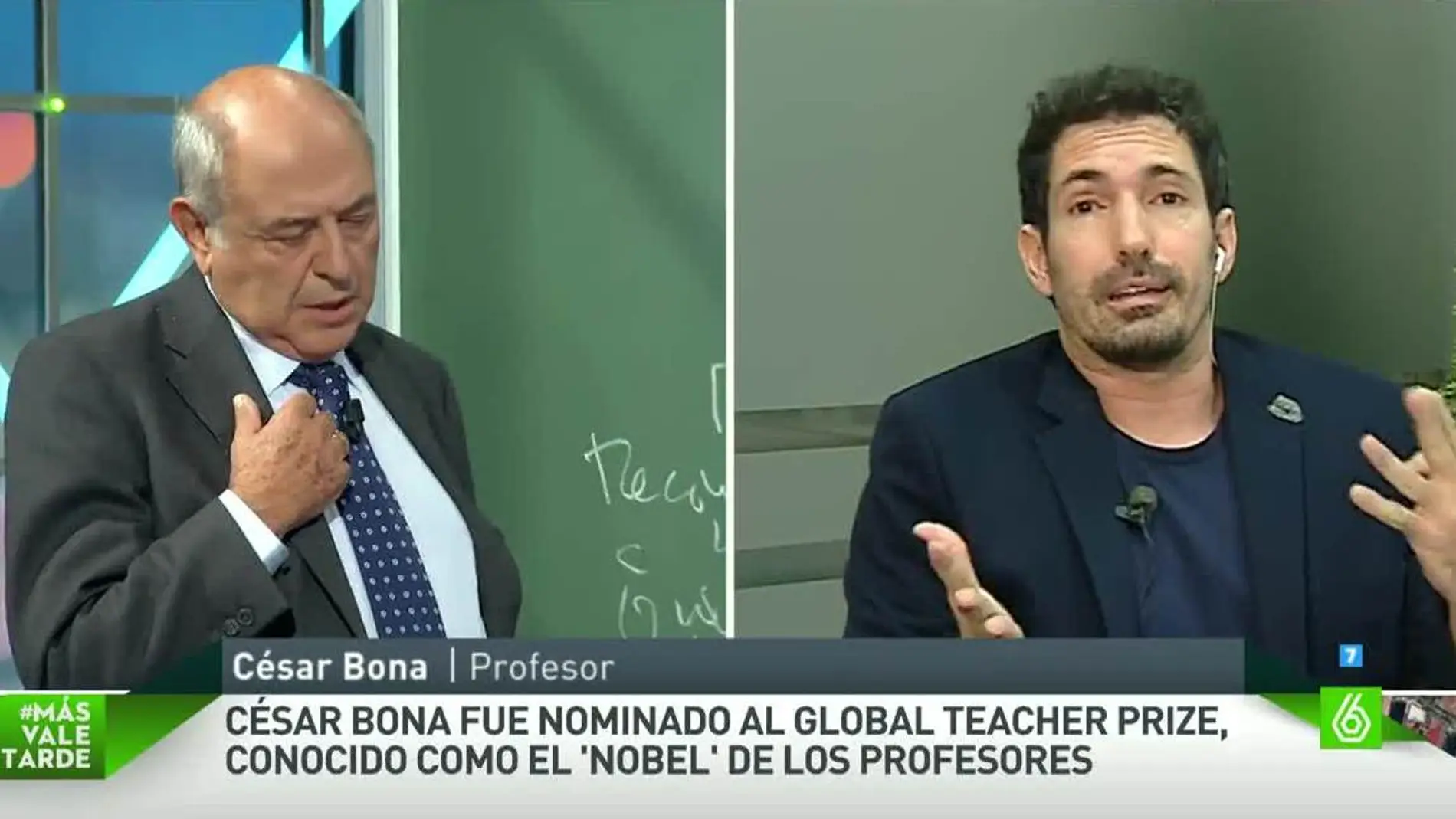 El profesor César Bona