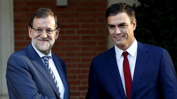 Pedro Sánchez y Mariano Rajoy