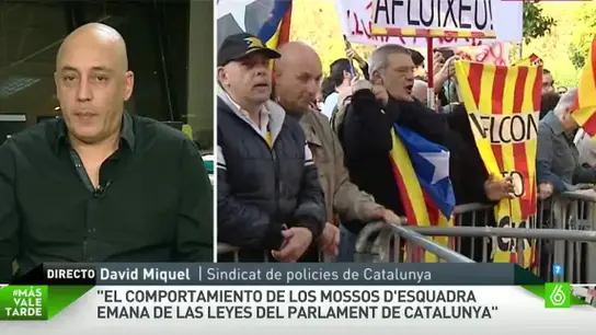 David Miquel, portavoz del Sindicato de Policías de Cataluña David Miquel, portavoz del Sindicato de Policías de Cataluña